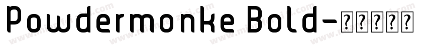 Powdermonke Bold字体转换